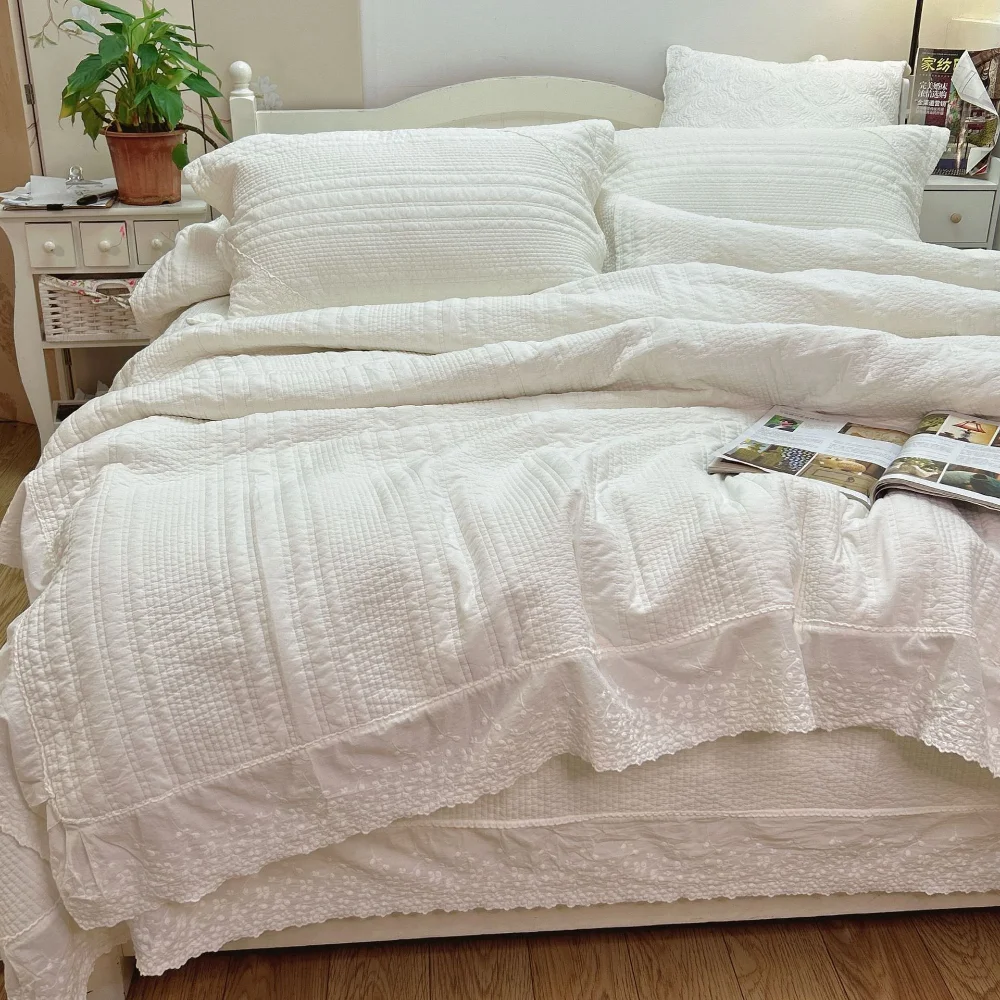 Embroidery Bali - Luksusowy, wyjątkowo miękki zestaw narzut na