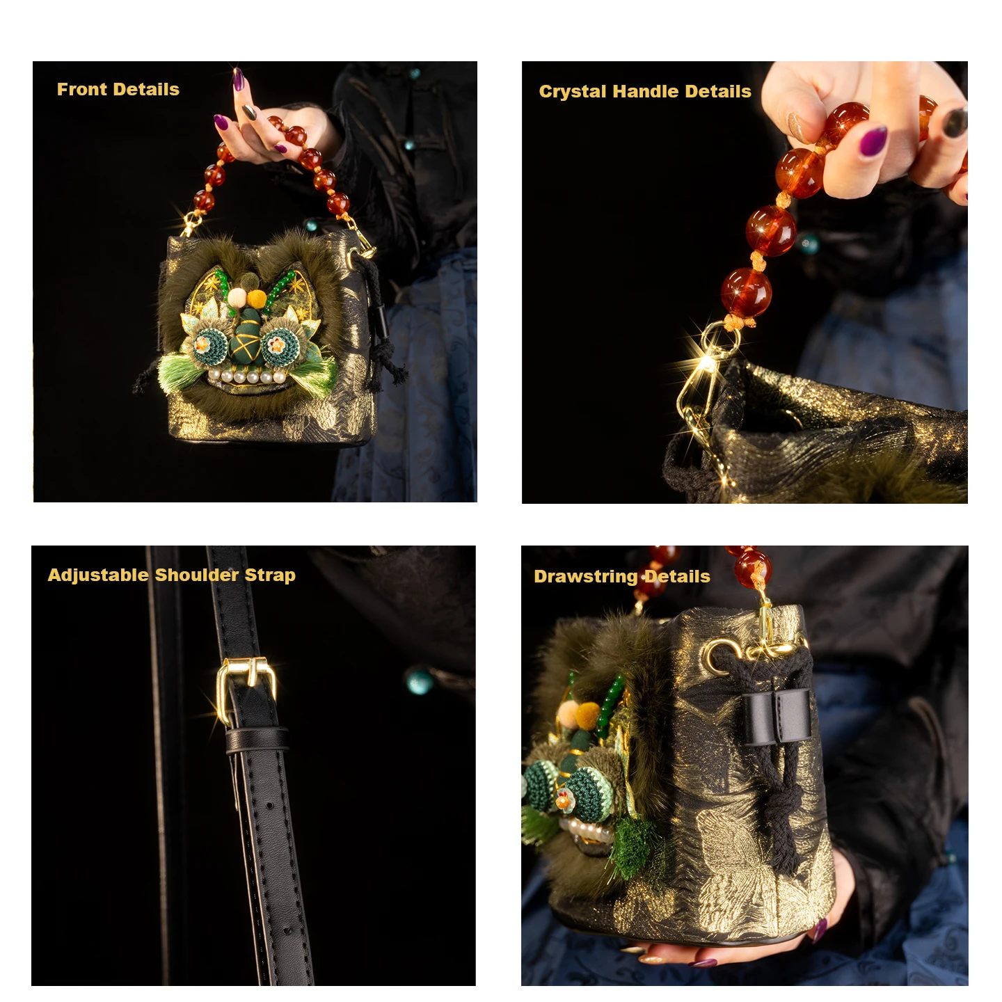 Damska torba na ramię w stylu  – Embroidery Bag recenzja i cena