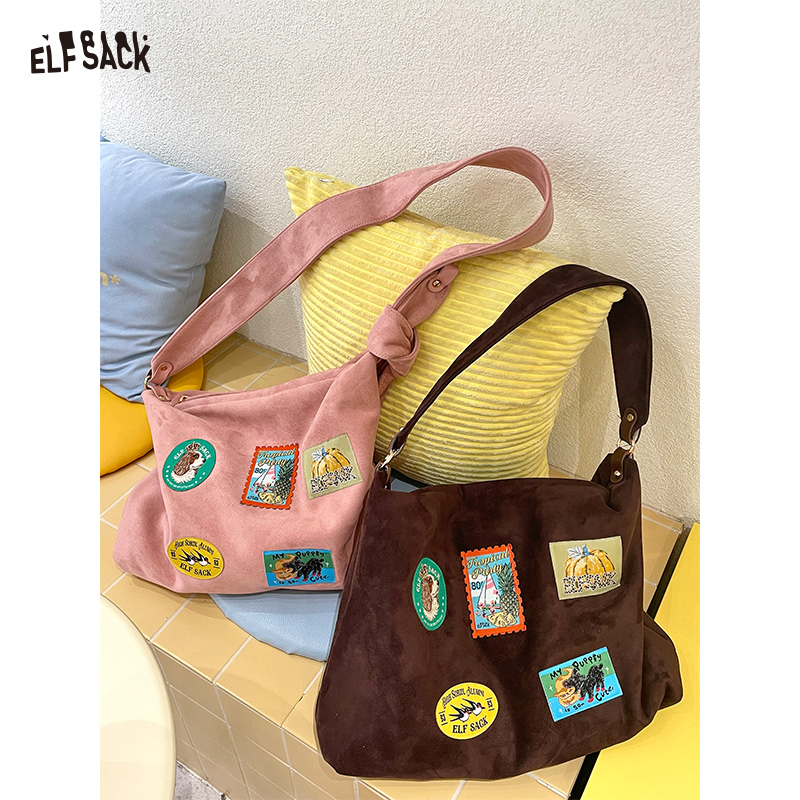 ELFSACK 2025 Jesień Nowa Kolek – Embroidery Bag recenzja i cena